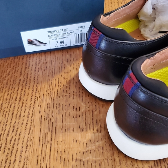 Florsheim Transit Cap Toe Oxford - black & white main image 9